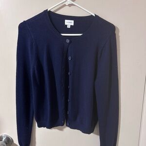 La Hearts Deep Blue Cardigan Sweater